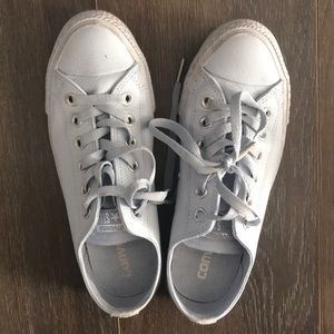 Women’s Leather Baby Blue Converse
